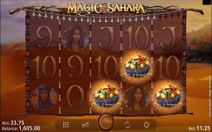 Magic of Sahara Microgaming All41 Studio Online Casino Bonus