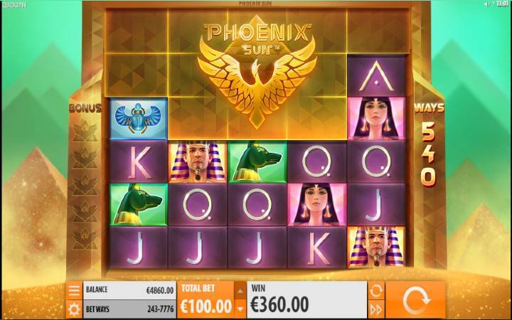 Online Casino Bonus, Phoenix Sun