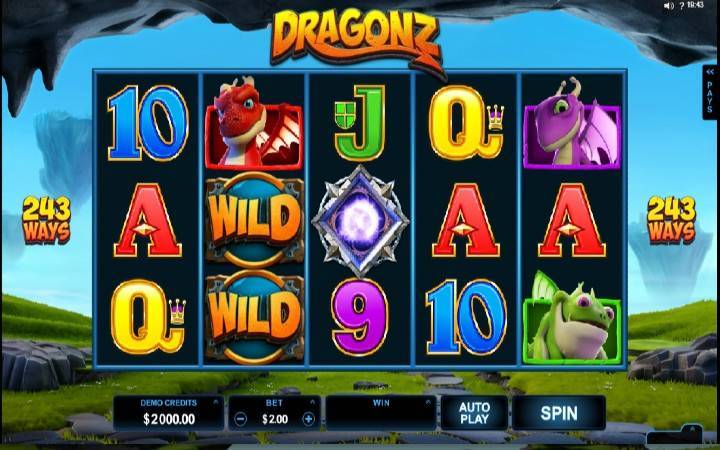 Classic Slots with 243 winning combinations