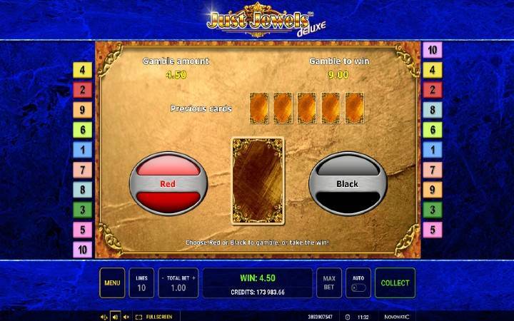 Just Jewels Deluxe, Online casino bonus
