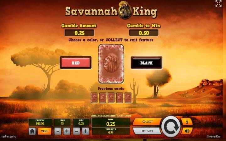 Savannah King, Gamble