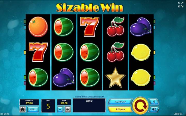 Sizable Win, Online Casino Bonus