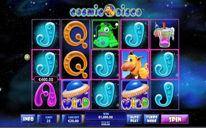 Online Casino Bonus, Cosmic Disco