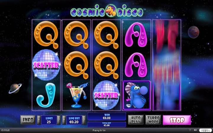 Cosmic Disco, Online Casino Bonus