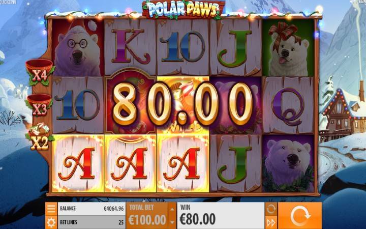 Wilds, Polar Paws, Playtech, Online Casino Bonus