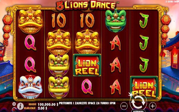 Top 5 online casino slots, 5 Lions Dance