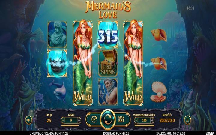 Top 5 casino slots for Valentine's Day - Mermaid Love