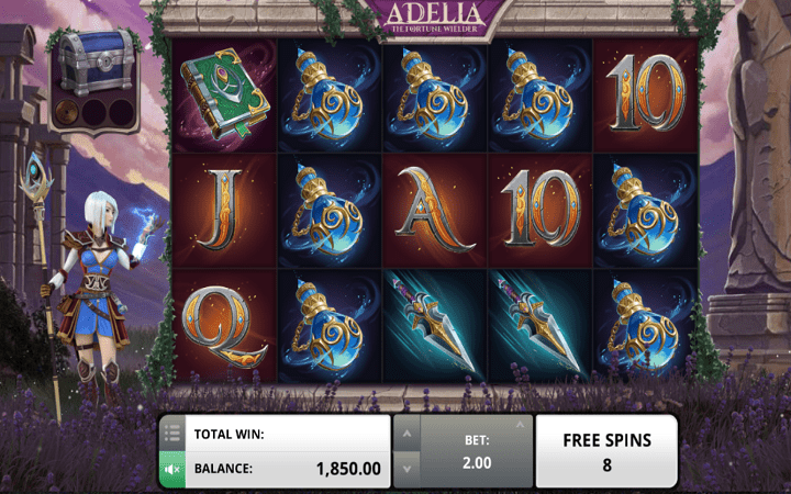 Adelia the Fortune Wielder Bonus game