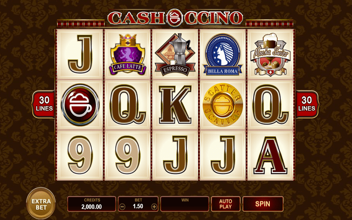 Cashocchino Slot layout