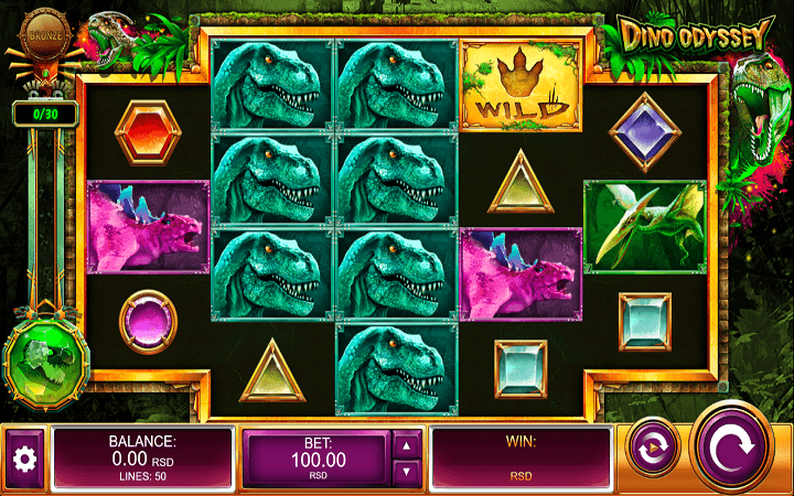 Dino Odyssey, Kalamba Games, Online Casino Bonus