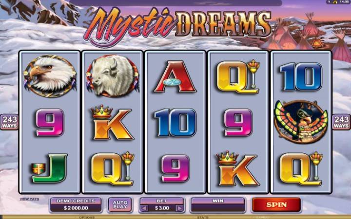 Mystic Dreams, online casino bonus