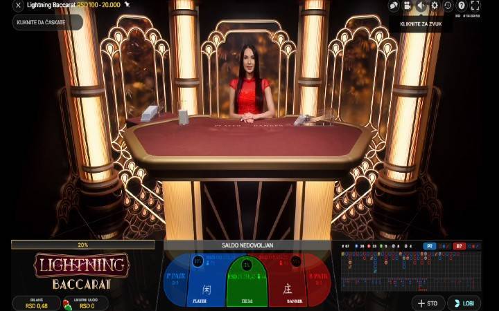 Top 5 Live Dealer Casino Games, Lighting Baccarat